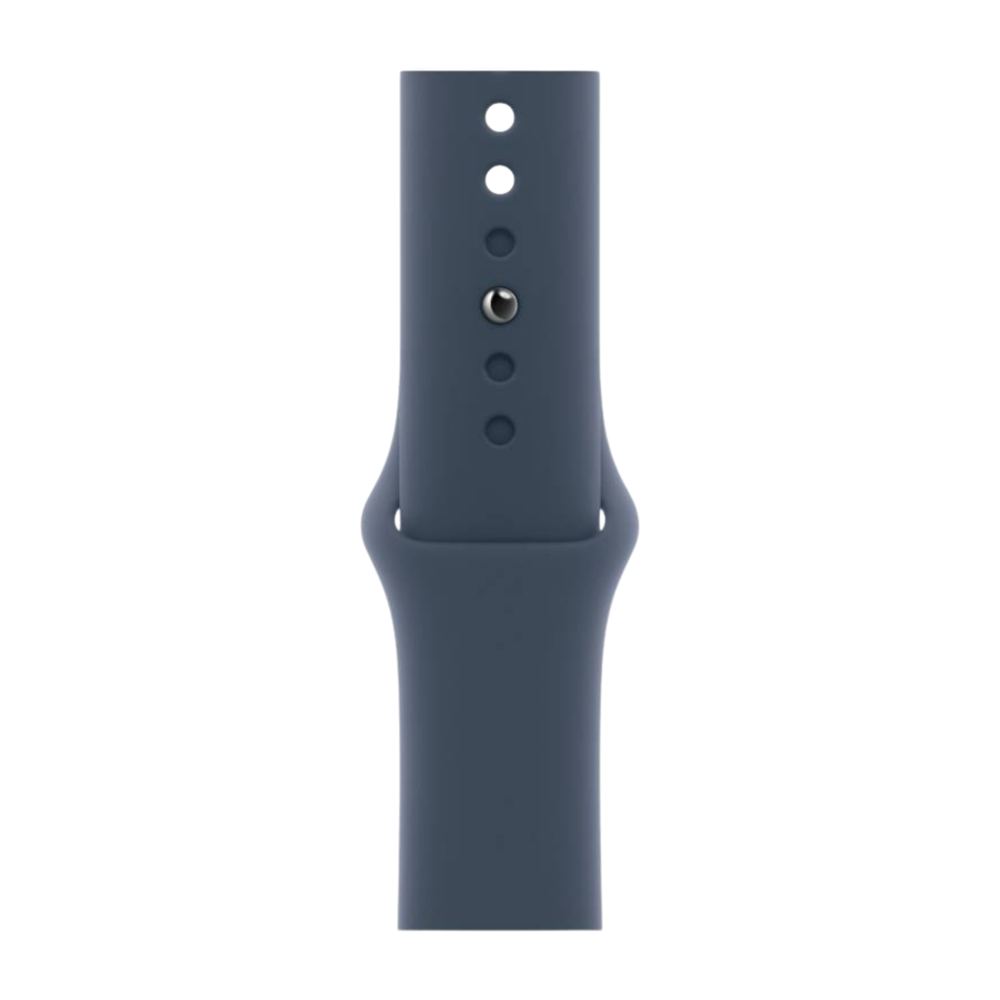Apple Watch Series 9 41 мм Stainless Steel Silver with Sport Band Blue S/M