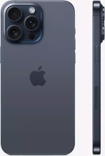 iPhone 15 Pro 128 ГБ, Dual: nano SIM + eSIM , синий титан