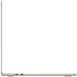 Apple MacBook Air 15 (M3, 8C CPU/10C GPU, 2024), 16 ГБ, 512 ГБ SSD, Starlight (сияющая звезда) MXD33/MT2F3
