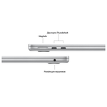 Apple MacBook Air 13 (M4, 10C CPU/8C GPU, 2025), 16 ГБ, 256 ГБ SSD, Silver (серебристый)