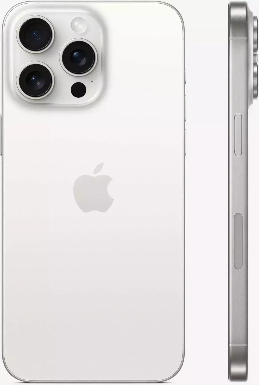 iPhone 15 Pro 128 ГБ, Dual: nano SIM + eSIM, белый титан