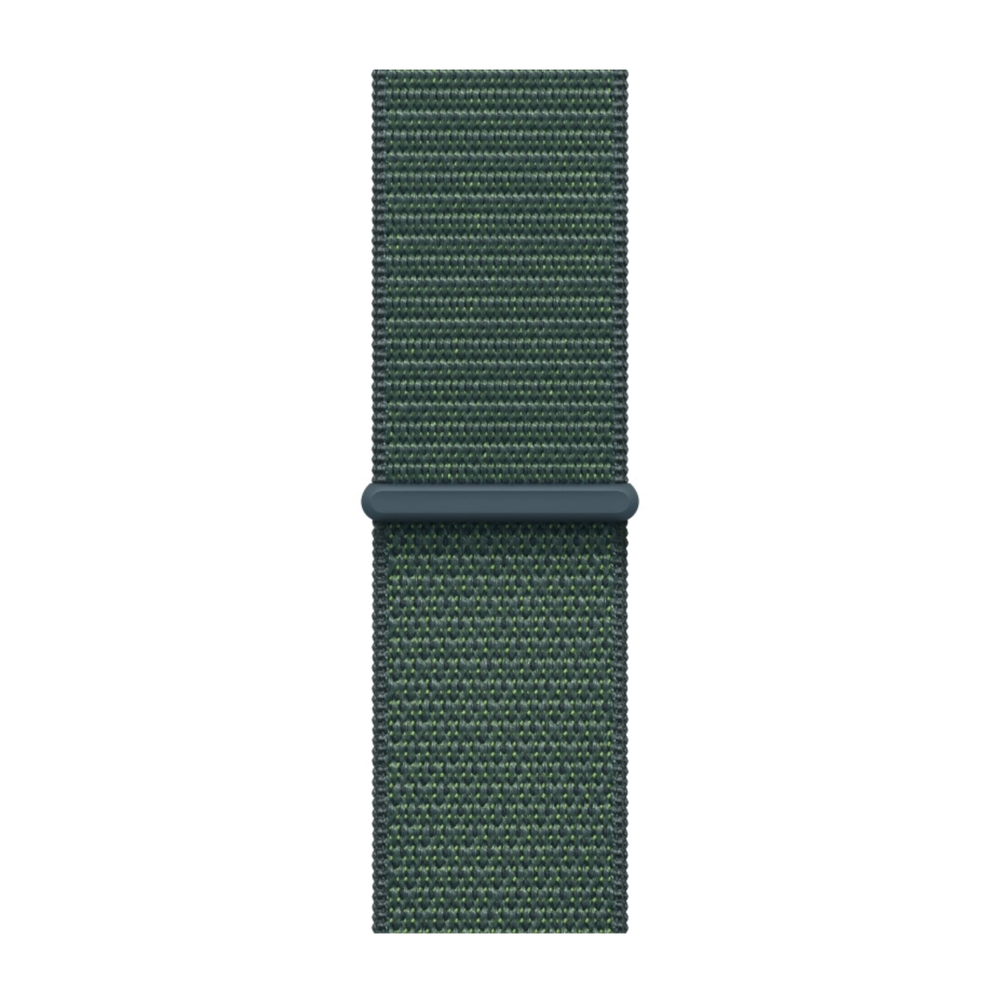 Apple Watch SE 2024 40mm Starlight Aluminum Case with Lake Green Sport Loop