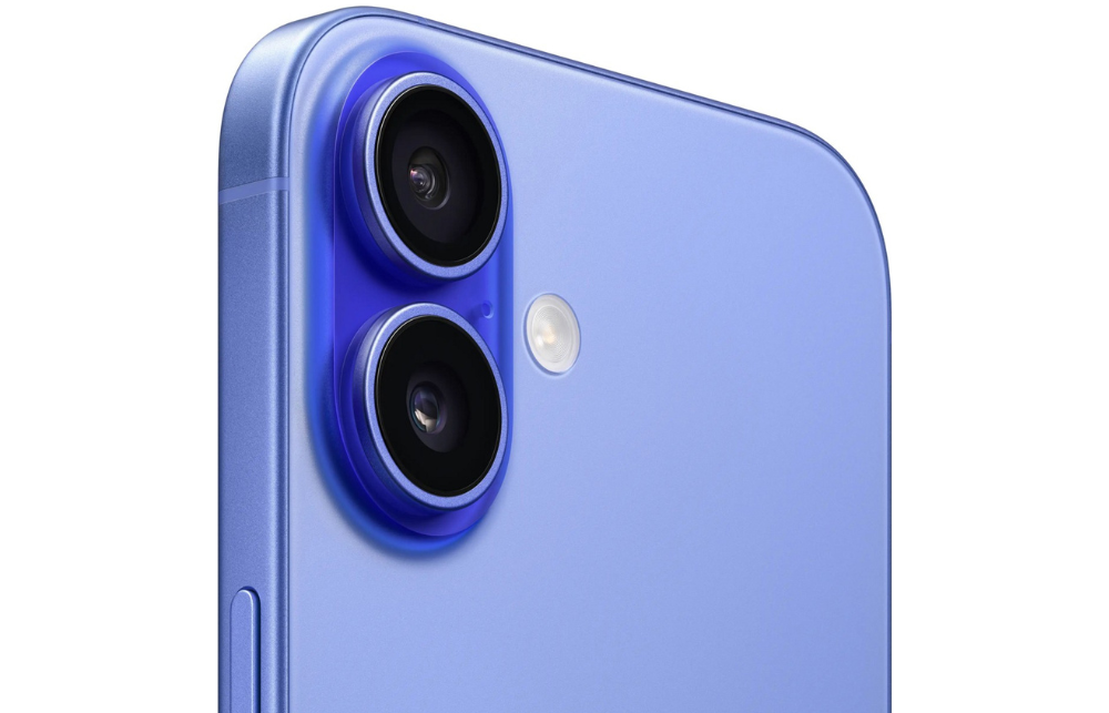iPhone 16 128 ГБ, голубой