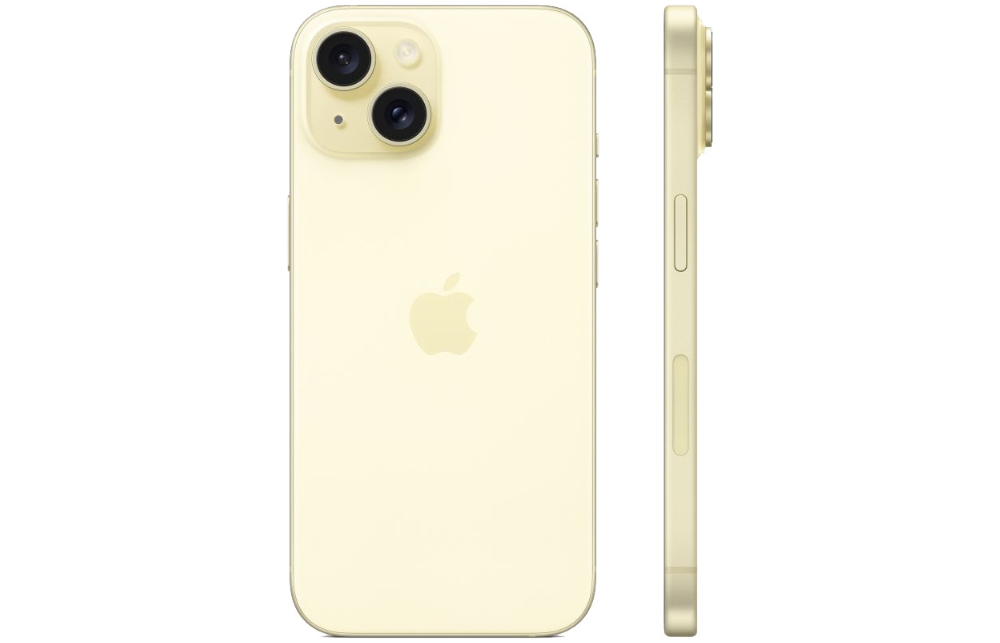 iPhone 15 256 ГБ, жёлтый
