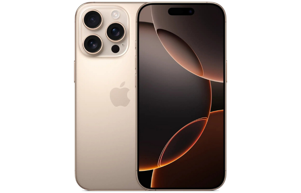 iPhone 16 Pro 128 ГБ, Dual: nano SIM + eSIM , Desert Titanium (бронзовый)