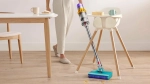 Вертикальный беспроводной пылесос Dyson V15s Detect Submarine (SV47) Yellow/Nickel