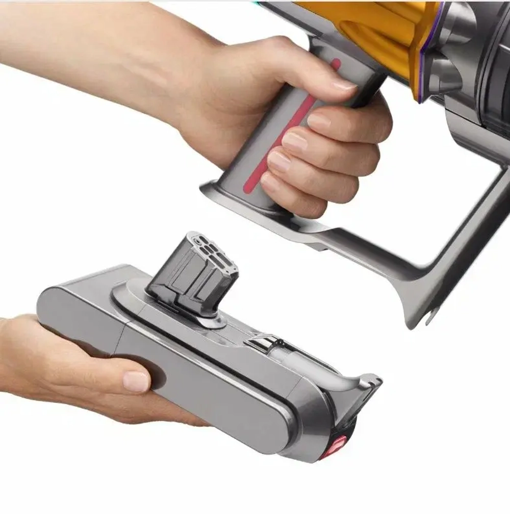 Вертикальный беспроводной пылесос Dyson V15s Detect Submarine (SV47) Yellow/Nickel