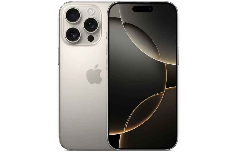iPhone 16 Pro 1 ТБ, eSIM, Natural Titanium (серый)