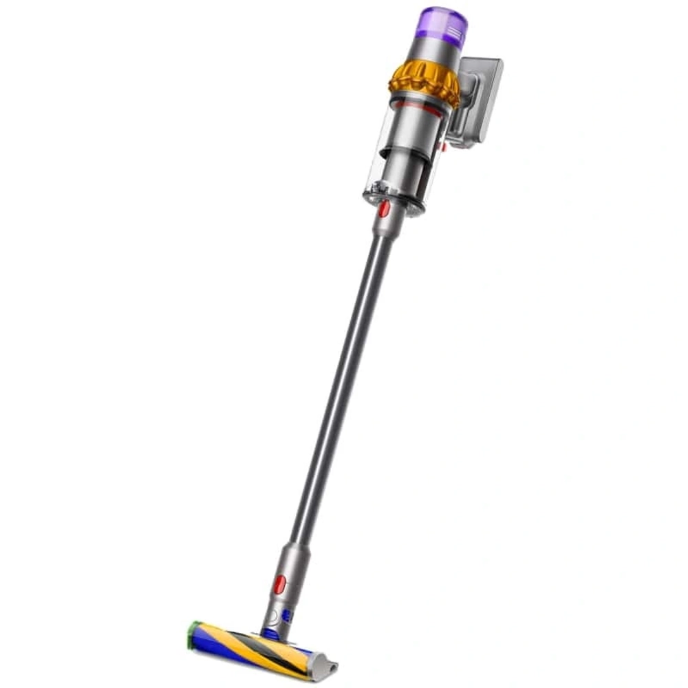 Вертикальный беспроводной пылесос Dyson V15 Detect Absolute (SV47) Yellow/Nickel