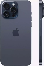 iPhone 15 Pro Max 256 ГБ, Dual: nano SIM + eSIM, синий титан