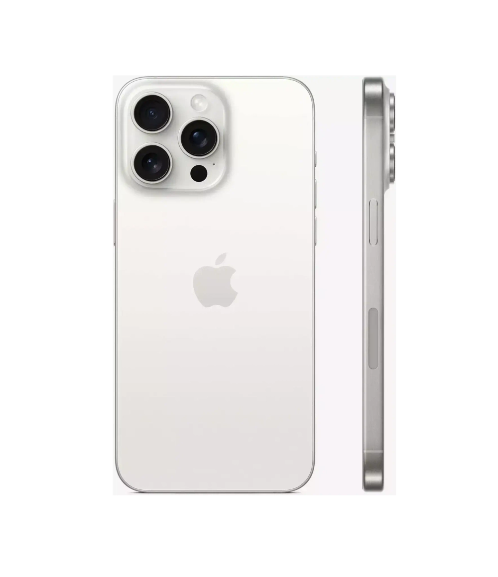 iPhone 15 Pro Max 256 ГБ, Dual: nano SIM + eSIM, белый титан