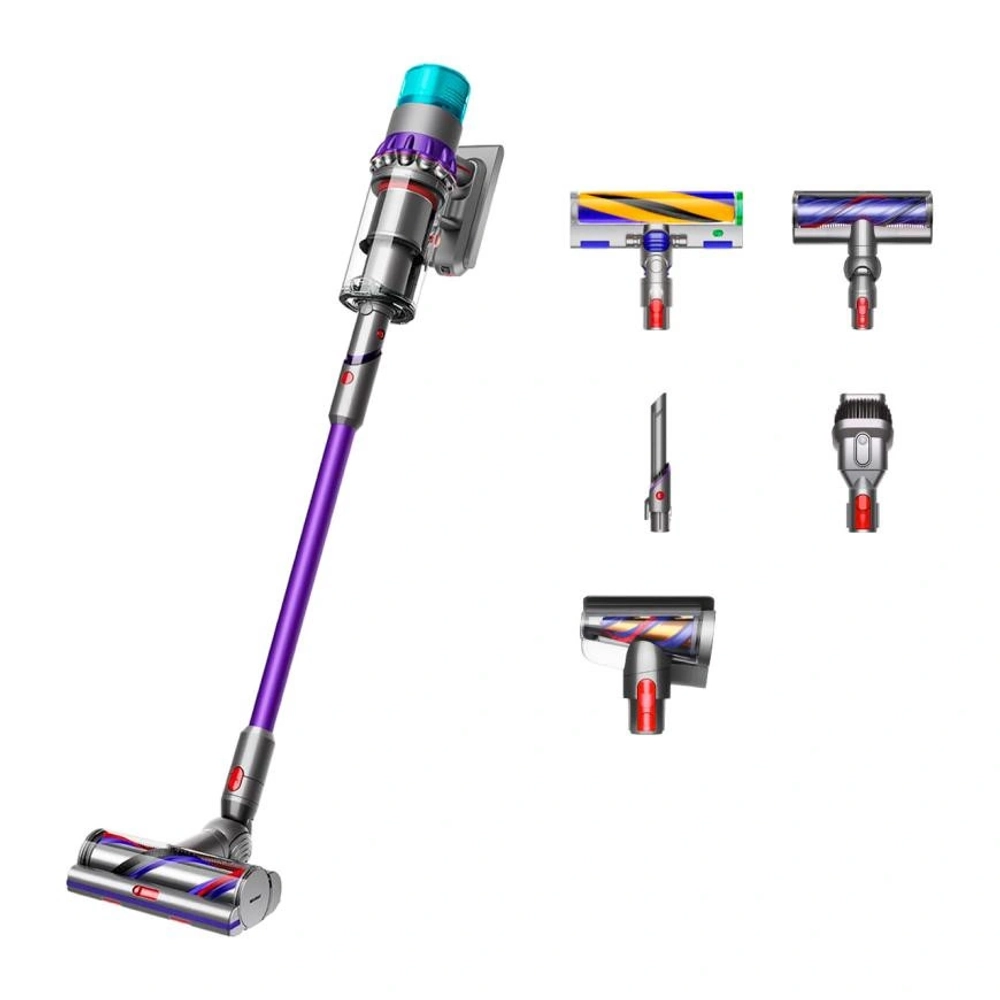 Вертикальный беспроводной пылесос Dyson Gen5 Detect Absolute (SV23) Iron/Purple